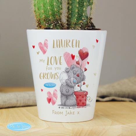Personalised Hold You Forever Me to You Plant Pot Extra Image 2